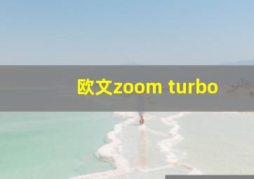 欧文zoom turbo